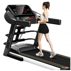 Source factory spot household walking machine cross-border fitness equipment folding color screen electric treadmill