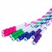 Workout Adjustable Tangle-Free Segmented School Fitness Skipping Rope Soft Beaded Jump Rope for Kids