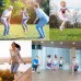 Workout Adjustable Tangle-Free Segmented School Fitness Skipping Rope Soft Beaded Jump Rope for Kids