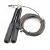 Custom Professional Fitness Adjustable Fast Speed Aluminum Handle Cable Steel Jump Rope