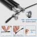 Custom Professional Fitness Adjustable Fast Speed Aluminum Handle Cable Steel Jump Rope