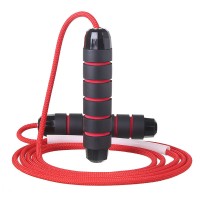 Wholesale Fitness Adjustable Length Ropes Foam Handles with Ball Bearing Weighted Nylon Workout Jump Rope