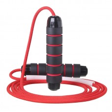 Wholesale Fitness Adjustable Length Ropes Foam Handles with Ball Bearing Weighted Nylon Workout Jump Rope