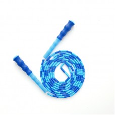 Premium Adjustable Workout Skip Rope Soft Beads Bamboo Skipping Rope for Children Jump Rope