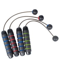 Customized Wholesale Factory Weighted Skipping Rope Steel PVC Sponge Bearing Cordless Jump  Rope