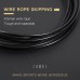 Fitness Sports Aerobic Training Adjustable PVC Steel Wire Aluminum Handle High Speed Jump Rope