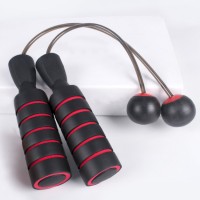 Customized Wholesale Kids Steel Wire/PVC Cordless Skipping Jumping Rope For Exercise ropeless  jump rope
