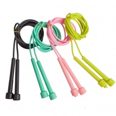 Wholesale Custom Logo Adjustable Length Weighted Speed Pvc Skipping Jump Rope For Kids Fitness Exercise