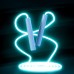 Hot Sale Fitness Fast Speed Jump Rope Colorful LED Light Up Glowing Skipping Rope