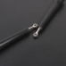 Adjustable Stainless Aluminum High Speed Skipping ABS Handle Cross Black Fitness Jump Rope with Steel Wire
