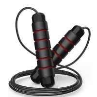 Factory Cheapest Price Fitness Adjustable Skipping Rope Tangle-Free Rapid Speed Jumping Rope Weighted Bearings Steel Jump Rope