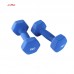 Custom LOGO hot selling cast iron dumbbell indoor women dedicated small rubber hexagonal dumbbell set