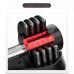 Wholesale Adjustable Dumbbell Fitness Neoprene Hex Rubber Coated Dumbbell Set For Strength Training Equipment