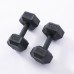 hot selling new hexagonal dumbbell set men football heavy household fitness equipment plastic dumbbell