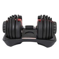 Wholesale Fitness Equipment Fitness Iron Dumbbell Set Adjustable 24Kg Dumbbell Barbell Training Dumbbells With Base