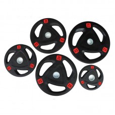Gym Competition 15 Kg Weight Plate Barbell Black Dumbbell Coating Fitness Accessories Counterweight Plate