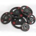 Gym Competition 15 Kg Weight Plate Barbell Black Dumbbell Coating Fitness Accessories Counterweight Plate