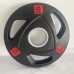 Gym Competition 15 Kg Weight Plate Barbell Black Dumbbell Coating Fitness Accessories Counterweight Plate
