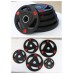Gym Competition 15 Kg Weight Plate Barbell Black Dumbbell Coating Fitness Accessories Counterweight Plate