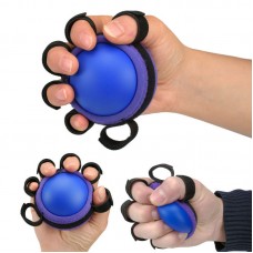 Hand Grip Ring Muscle Relax Training Tool PU Finger Exerciser Hand Gripper Strengthener Rehabilitation Fitness Equipment