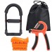 Portable sports adjustable hand grip wrist strength trainer 3-piece set wrist strap claw metal training fitness equipment male