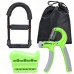 Portable sports adjustable hand grip wrist strength trainer 3-piece set wrist strap claw metal training fitness equipment male