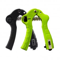 Adjustable Hand Grip Strengthener Hand Exerciser Workout Finger Exercise Strength Trainer Non-Slip Handles Automatic Counting