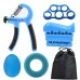 Hot Selling Hand Grips Home Gym Equipment Finger Resistance Bands Hand Grips Strengthener