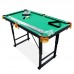 Hottest Sell 4FT Kids Children Foldable MDF Pick Up Ball Snooker Pool Billiard table for wholesale