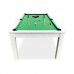 High-end Multi Function MDF 6FT 2-in-1 Ball return ball Billiard Dinning table for Indoor Entertainment