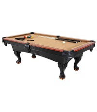 Professional Carved Solid Wood Legs Antique Wood Finish 8FT 9FT Classic Billiard Pool Table With Pick Up Pocket