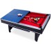 Popular Sell MDF 7FT 2-in-1 non-return Billiard & Ping-pong table Multi Function Billiard Table