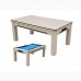 Multi Function MDF 5FT 2-in-1 Non-return ball Billiard Dinning table for Family Use Games Play Entertainment