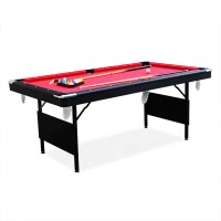 High Quality MDF Material 6FT Foldable Economic Pool Billiard table for Kids/ Family Games Entertainment