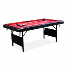 High Quality MDF Material 6FT Foldable Economic Pool Billiard table for Kids/ Family Games Entertainment